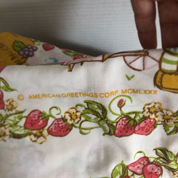 Vtg Strawberry Shortcake Twin Sheet Set - Picture 2 of 10